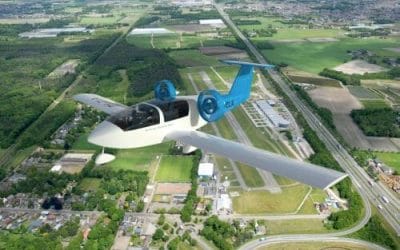 Elektrisch vliegtuig met innovatieve aandrijving