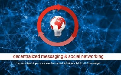 Software for secure decentralized messaging